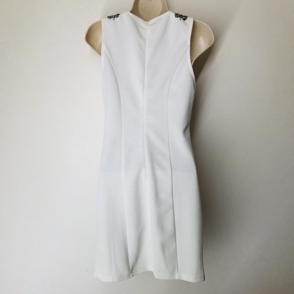 Lulu's White & Silver Dress - Picture 4 of 6